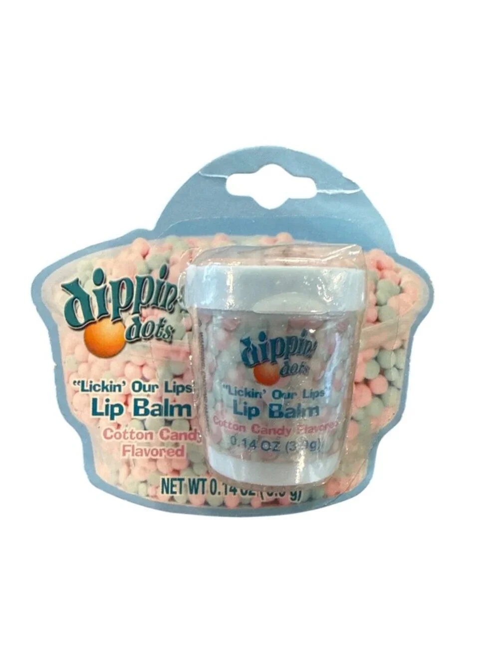 Dippin Dots Lickin Our Lips Cotton Candy Lip Balm 2010 Vintage Lotta Luv Carton